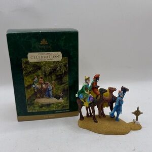 Vtg DaySpring Christmas Ornament Decor The Magi Wise Men Camel Jesus Collectible